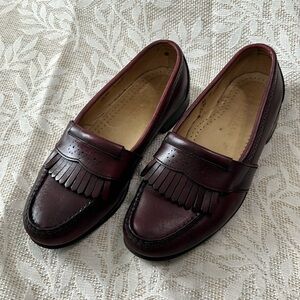 Cole Haan Men’s Cordovan Leather Fringed Loafer Size 9E